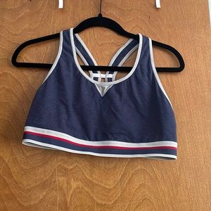 Champion sports bra size XL color red and blue